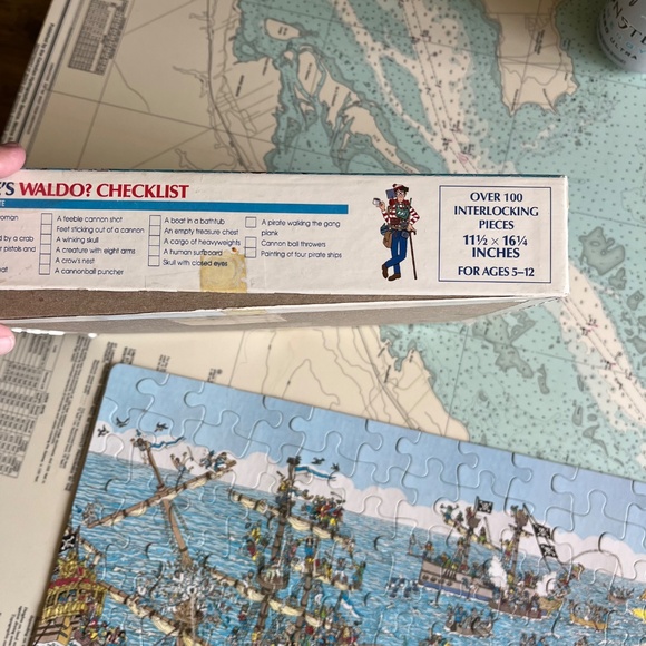 Vintage 1991 Where's Waldo Being a Pirate Puzzle - Picture 5 of 6